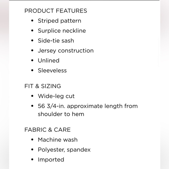 Nina Leonard Striped Jumpsuit - Picture 5 of 11